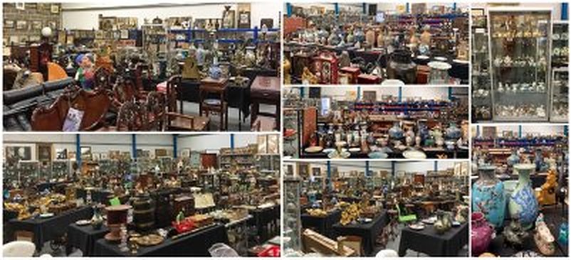 The Hannam&rsquo;s saleroom at Norton Farm, Selborne